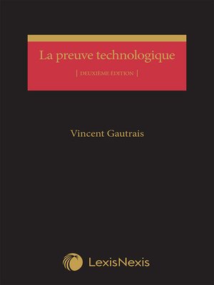 cover image of La preuve technologique